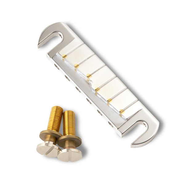 ギター PRS Stoptail Bridge with Studs PRS Adjustable Stoptail Bridge with Studs - Nickel – Lark