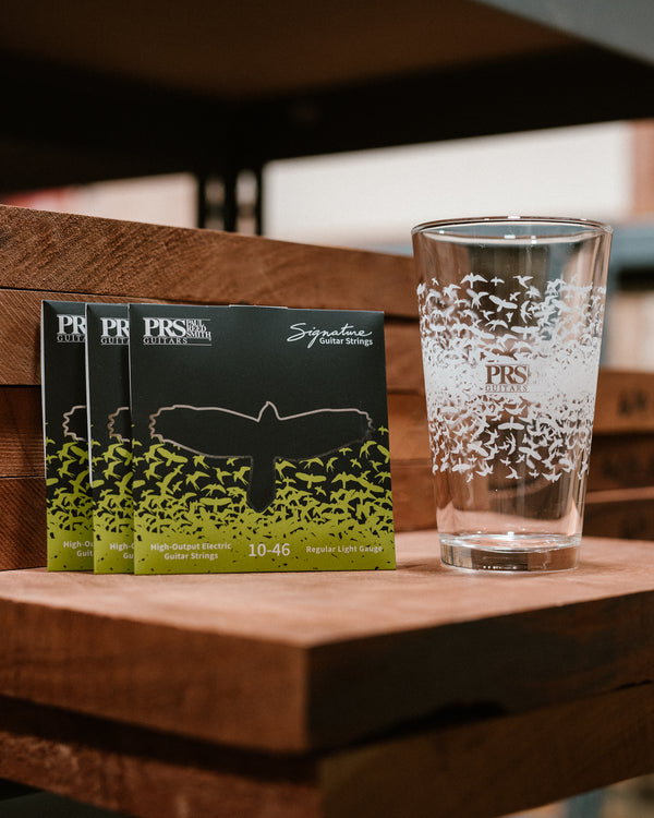 PRS Pint Glass & Strings (3x) Gift Pack