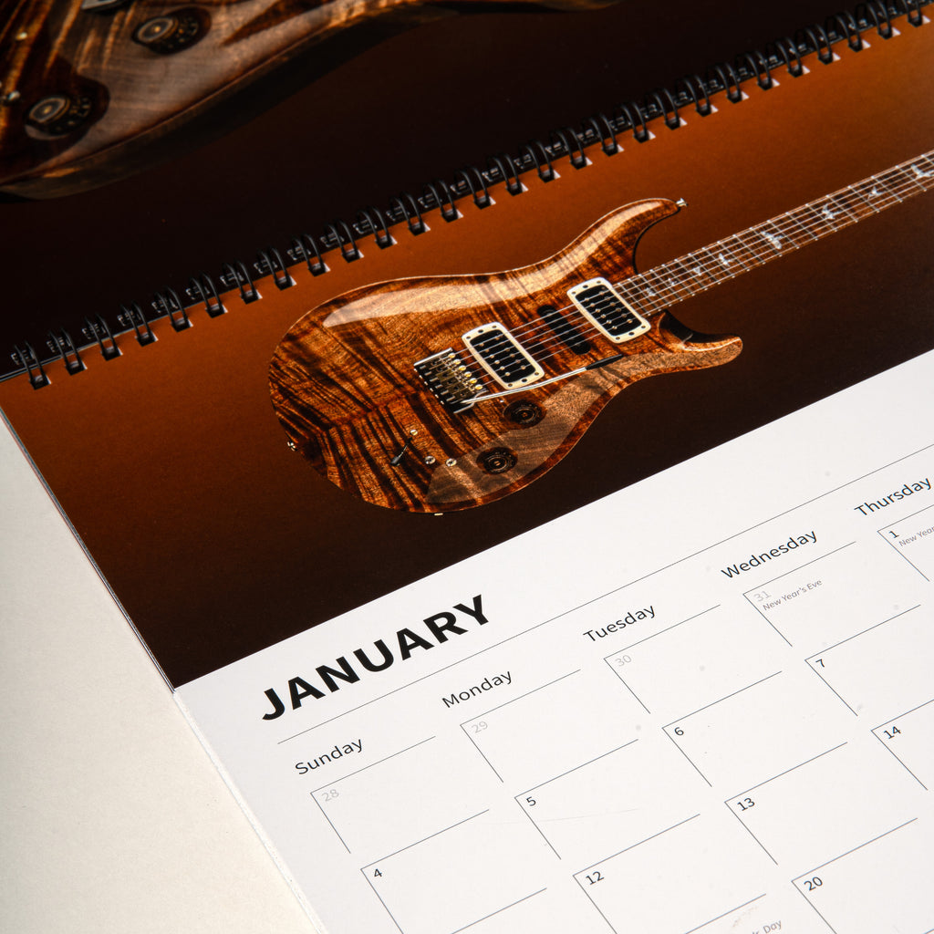 PRS 30th Anniversary Private Stock Calendar, 2026 ***New For Fall***
