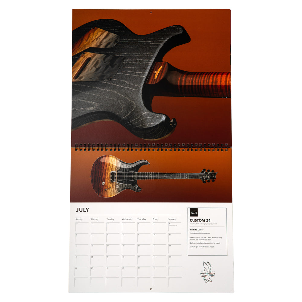 PRS 30th Anniversary Private Stock Calendar, 2026 ***New For Fall
