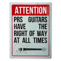 PRS Guitars "Right of Way" Metal Wall Sign ***New For Fall***