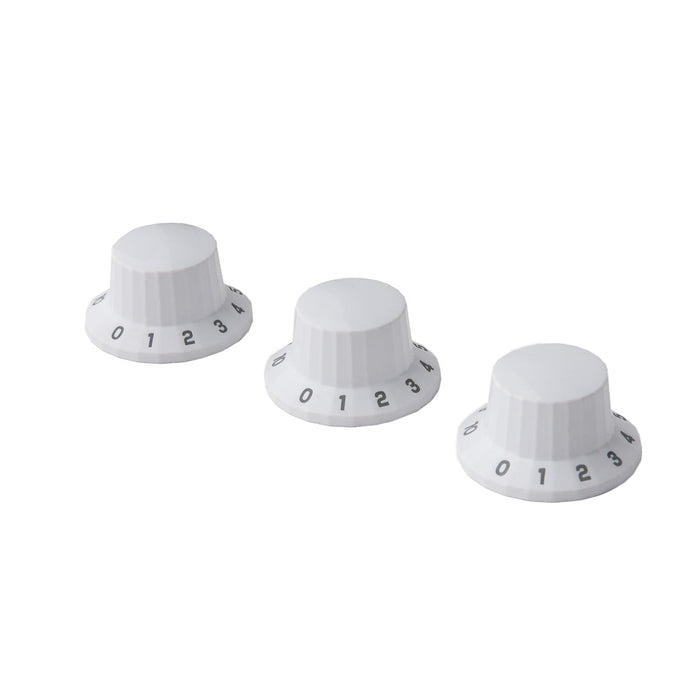 Silver Sky Knobs White, (3)