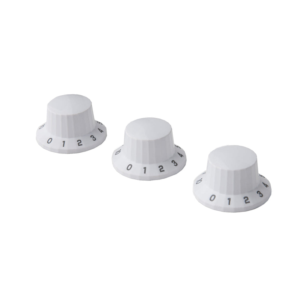 Silver Sky Knobs White, (3)