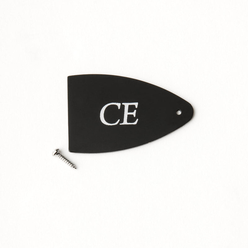 PRS Truss Rod Cover, Black Plastic, SE Series