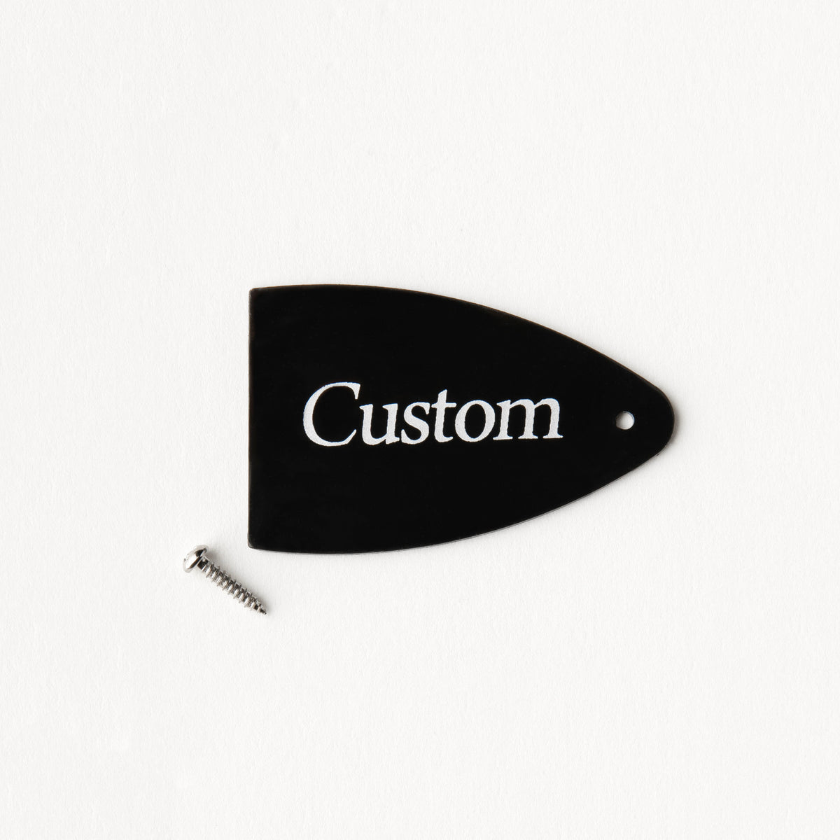 PRS Truss Rod Cover, Black Plastic, SE Series