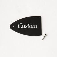 PRS Truss Rod Cover, Black Plastic, SE Series