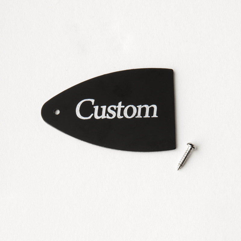 PRS Truss Rod Cover, Black Plastic, SE Series