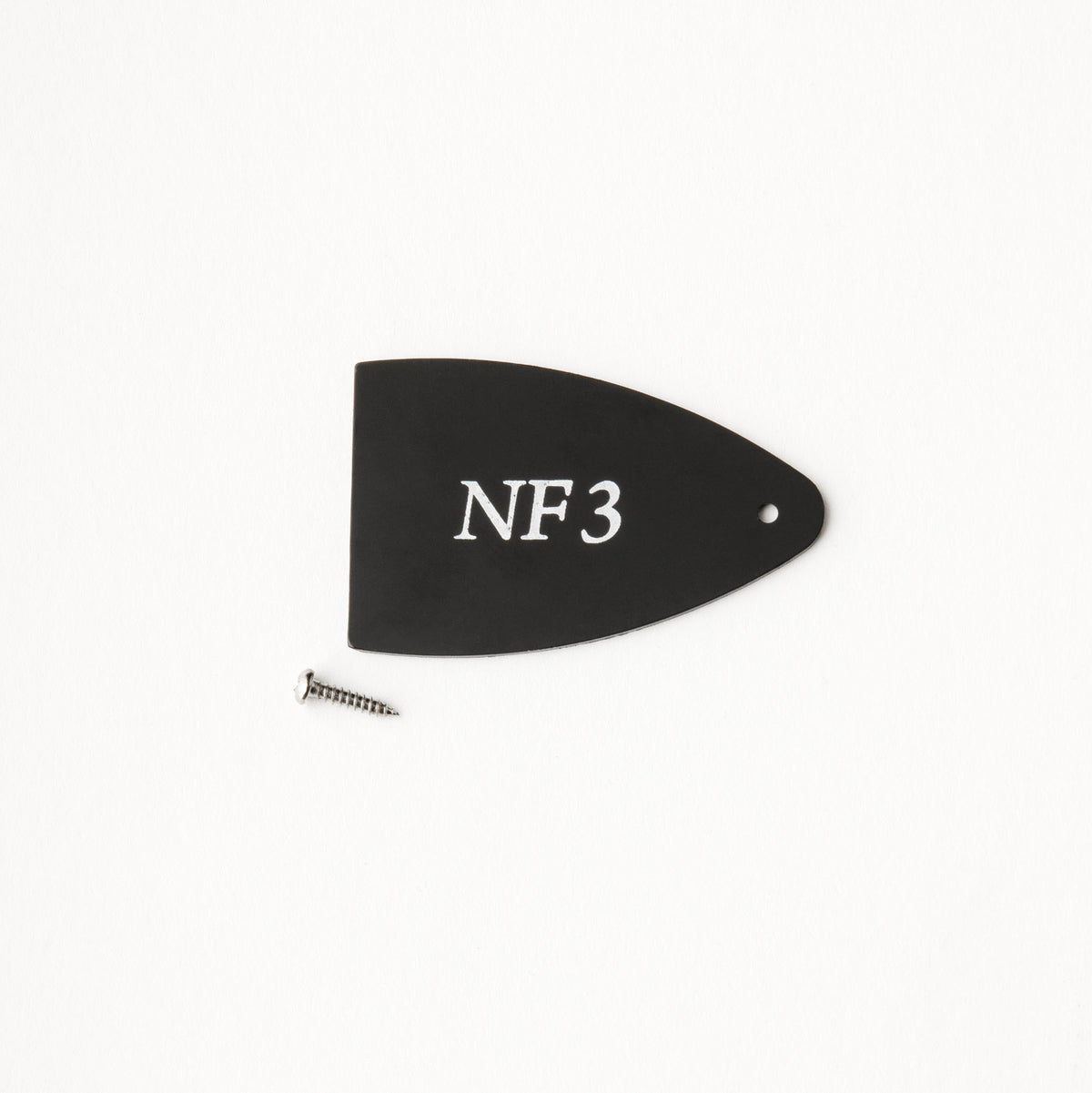 PRS Truss Rod Cover, Black Plastic, SE Series
