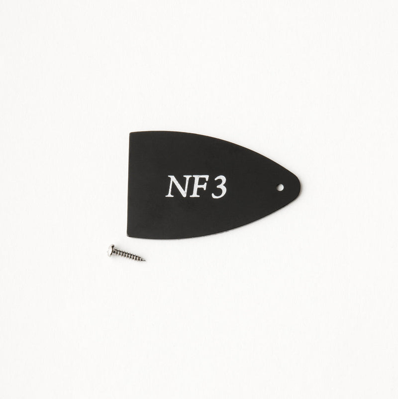 PRS Truss Rod Cover, Black Plastic, SE Series