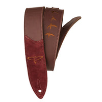 Premium Leather 2" Strap Embroidered Birds