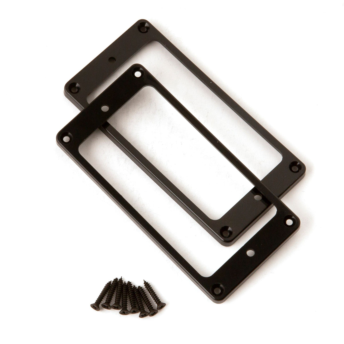 Humbucker Pickup Rings (2), Straight, (Trem Equipped)