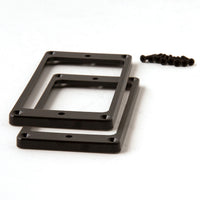 Humbucker Pickup Rings (2), Straight, (Trem Equipped)